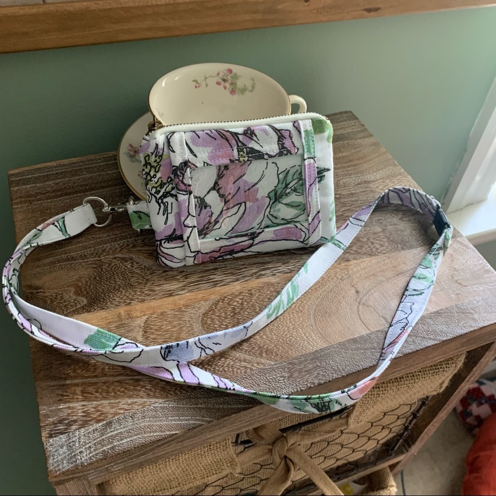 Floral ID Wallet with Breakaway Lanyard